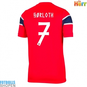 Billiga Norge Alexander Sorloth #7 Hemmatröja VM 2026 Kortärmad